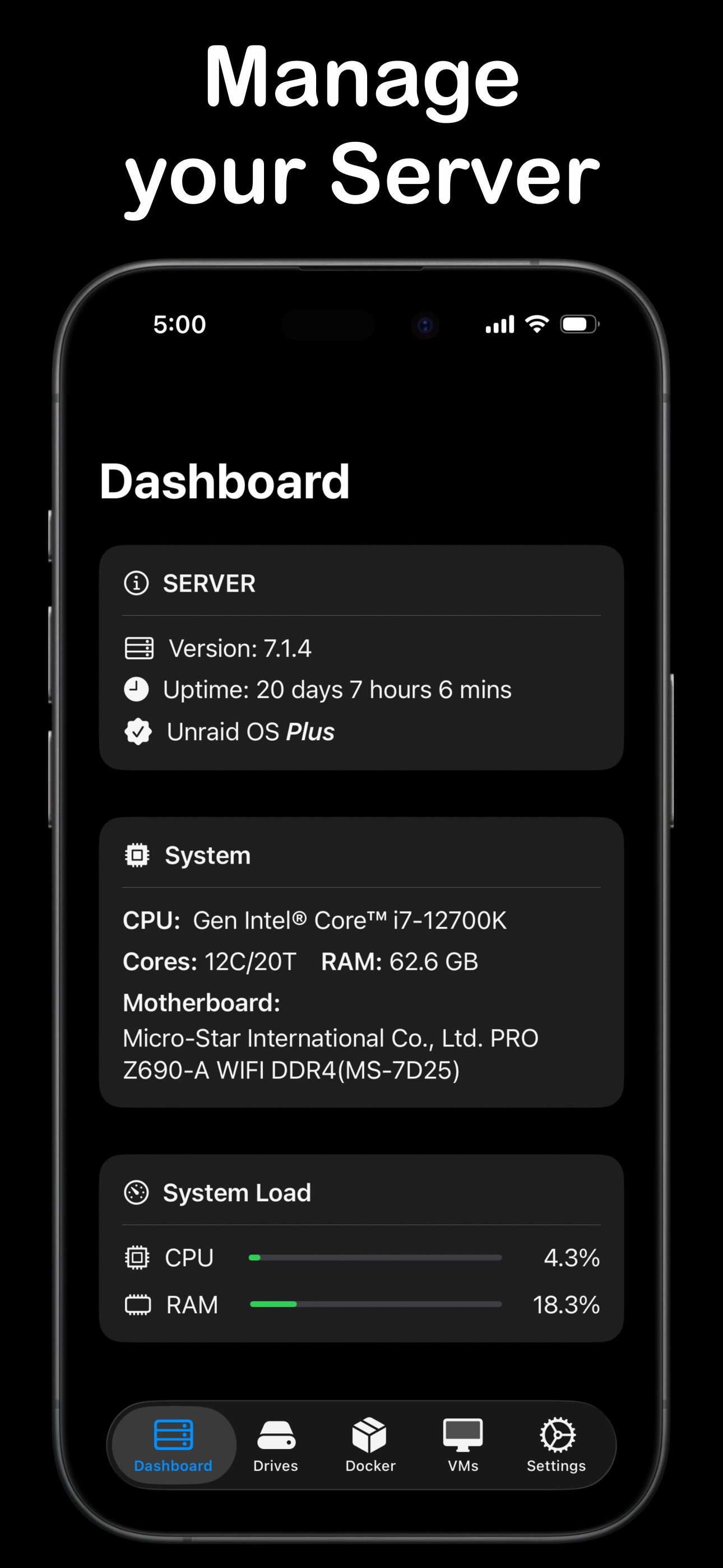 Manage Your Server